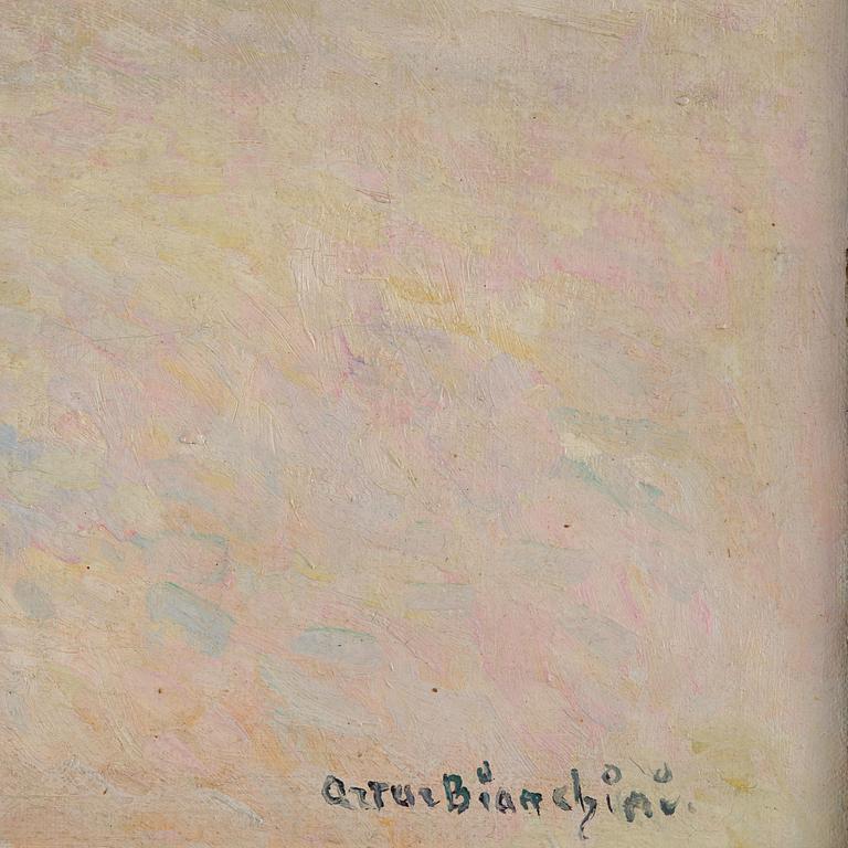 Artur Bianchini, "Tallen och hafvet" (Utsikt mot Korsö från Sandhamn).