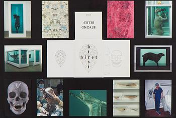 Damien Hirst, "Beyond Belief", 11 promotional cards in a signed folder.