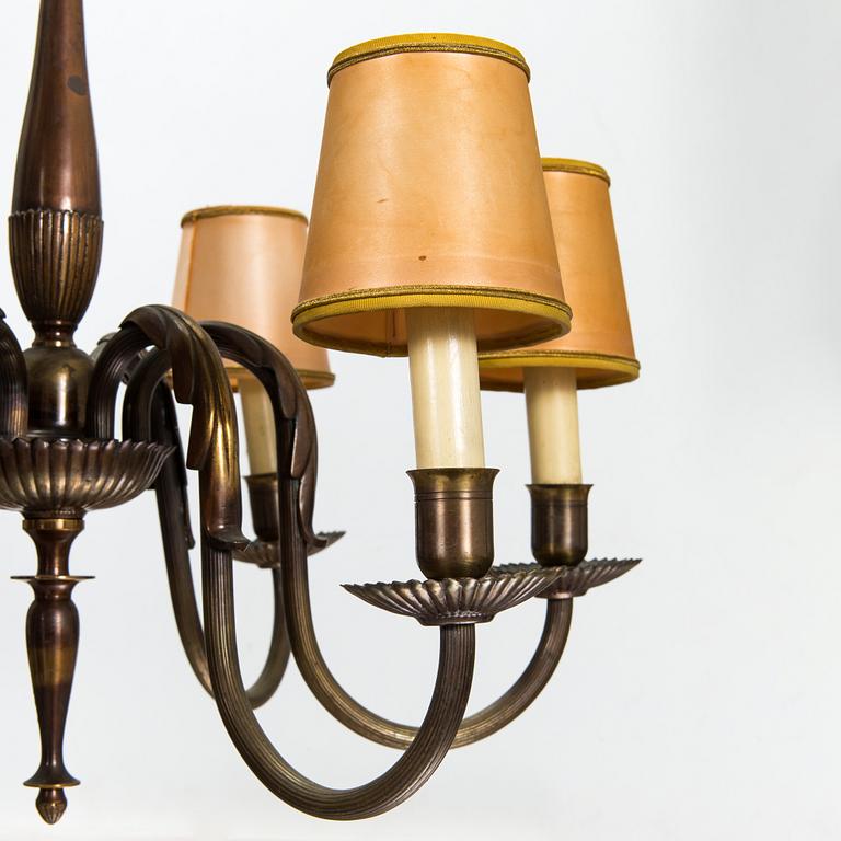 Paavo Tynell, a 1930's '1403/6' chandelier for Taito.