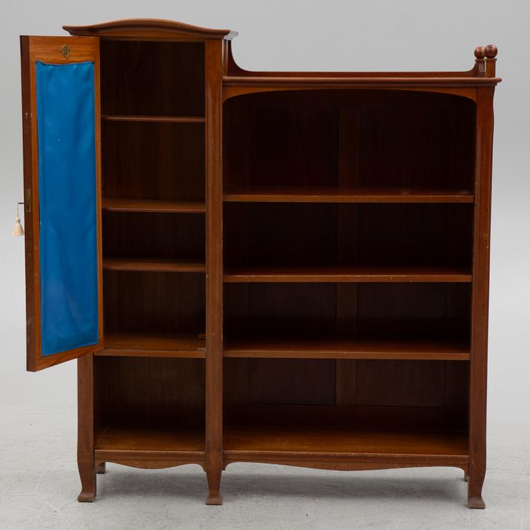 Bookcase, Art Nouveau, early 20th century.