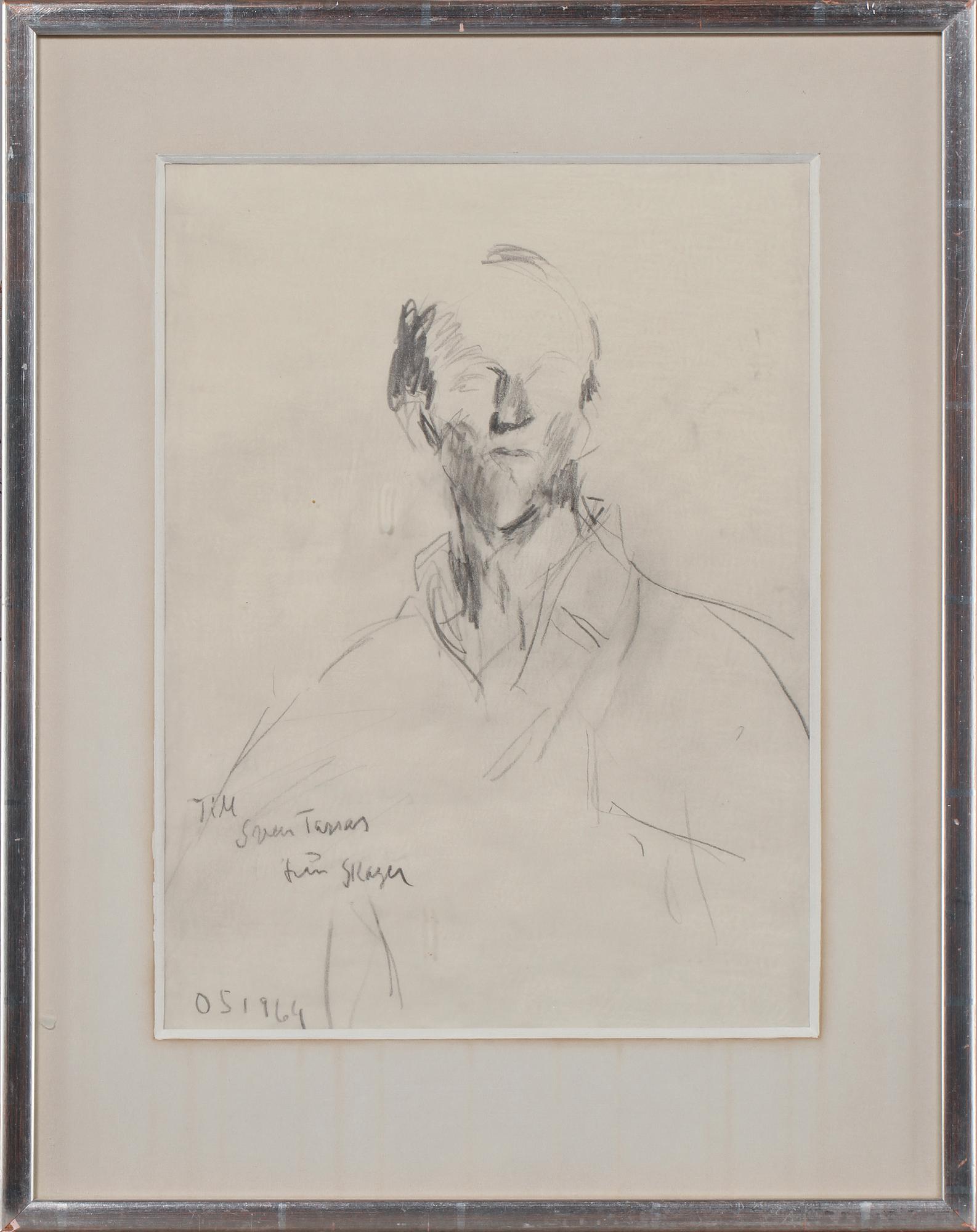 OLLE SKAGERFORS, teckning, monogramsignerad och daterad 1964.