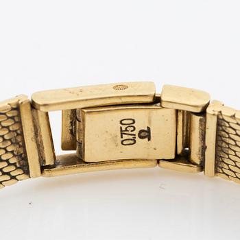 Omega, wristwatch, 18K gold, 17 mm.