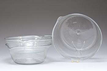 SPILLKUM, glas, 4 st. 1800-tal.