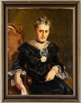 BRUNO HOPPE, tillskriven, olja på duk. Intygad a tergo.