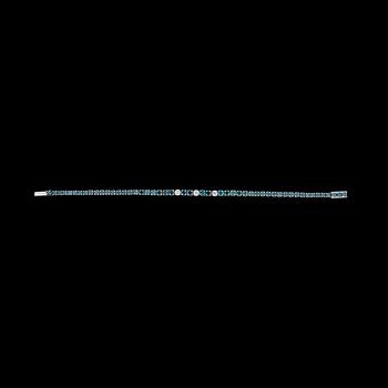 A blue and white brilliant cut diamond bracelet, tot. 6.29 cts.