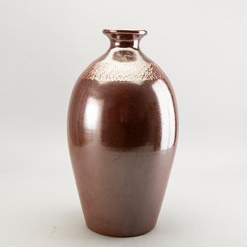 An salt glazed floor vase by Anders Johansson, Höganäs Sweden.