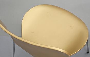 STOLAR, 4 st, "Sjuan", Arne Jacobsen för Fritz Hansen, Danmark. 1970-tal.