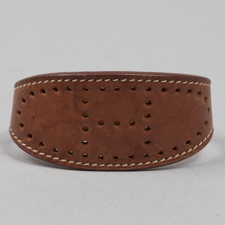 Hermès, bracelet "Eclipse" and ring "Collier de Chien".