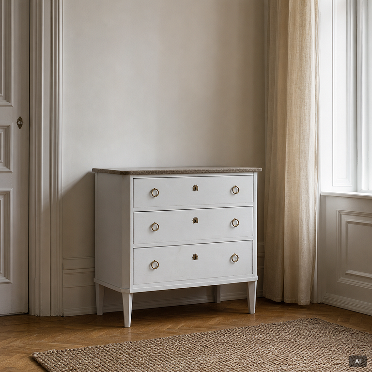 Chest of drawers, second half of the 20th century.