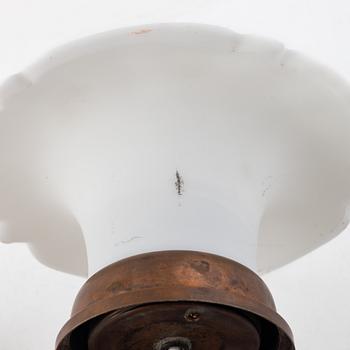 Harald Notini, a pair of ceiling/wall lamps model "6387", Arvid Böhlmarks Lampfabrik, 1920s-30s.