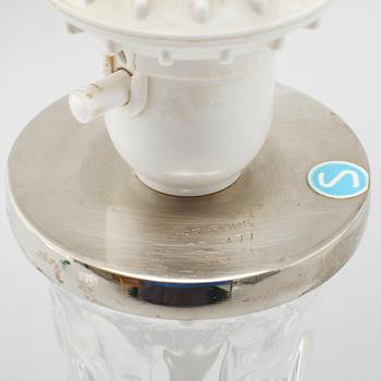 A pair of table lamps by Carl Fagerlund for Orrefors, third quarter of the 20th century.