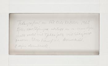 PÅL NILS NILSSON, fotografi, sign o dat.