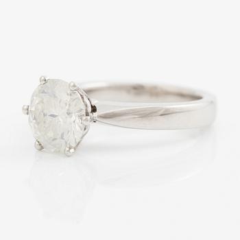 Ring, Atelier ajour, 18K white gold with brilliant-cut diamond.