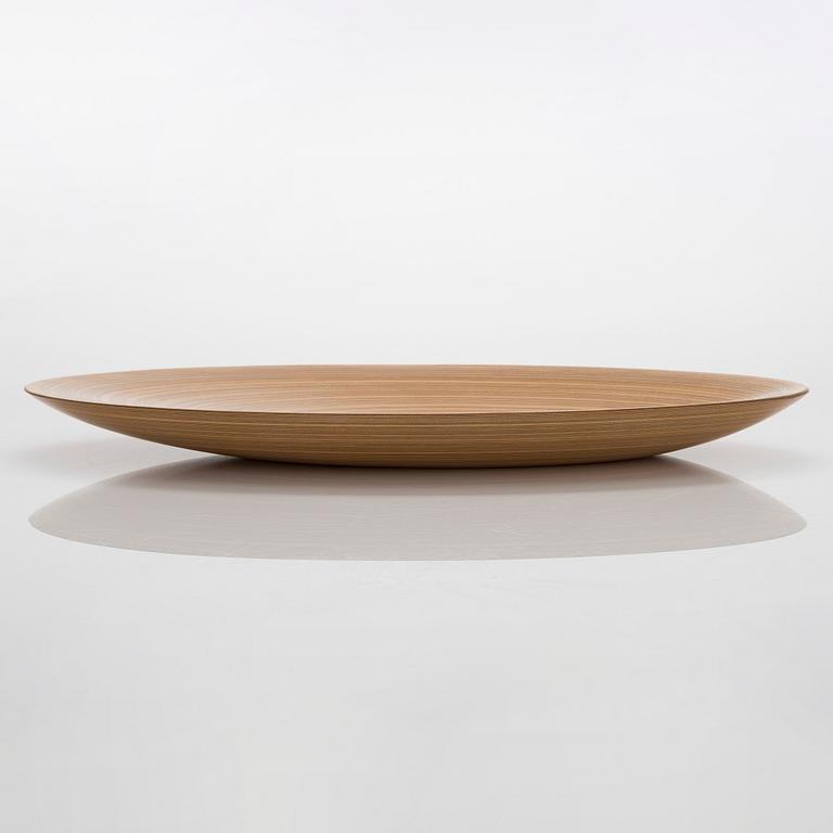 Tapio Wirkkala, A plywood dish signed TW.