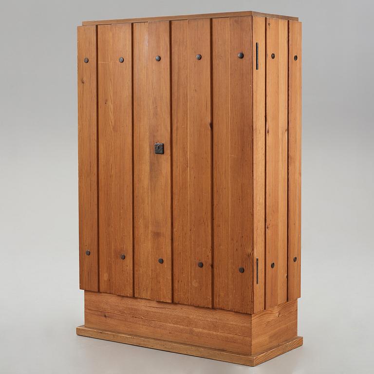 Axel Einar Hjorth, a stained pine "Lovö" cabinet, Nordiska Kompaniet, Sweden 1930's.