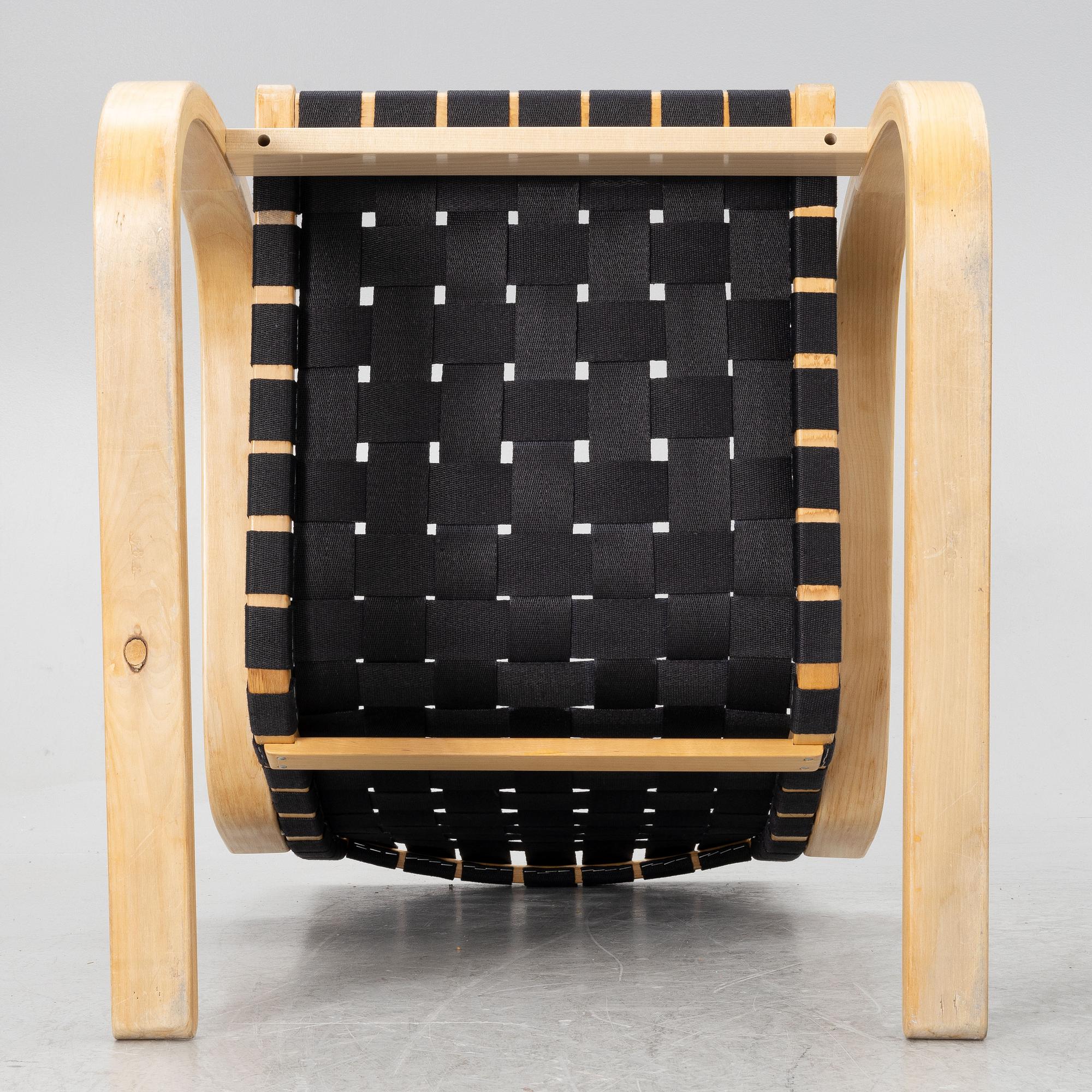 Alvar Aalto, fåtöljer, ett par, modell 406, Artek.