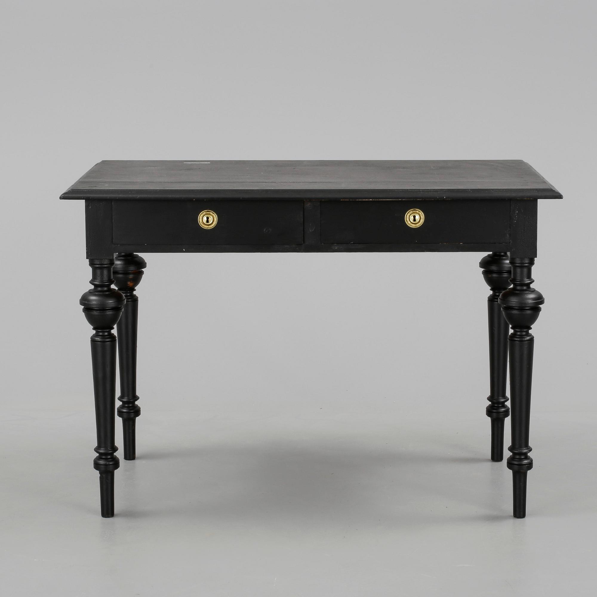 SKRIVBORD, nyrenässans, sent 1800-tal.