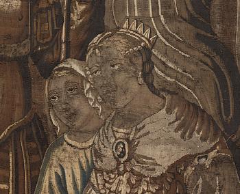 TAPESTRY, tapestry weave. 292 x 406 cm. Flanders 17th century.
