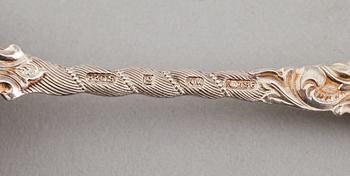 BESTICK, 12 delar, silver, 1900-tal. Vikt ca 206 gram.