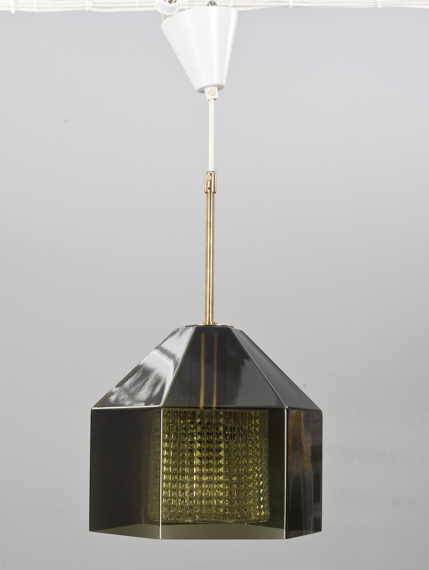 TAKLAMPA, Carl Fagerlund, Orrefors.