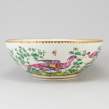 A 1900th century presumably French punch bowl.