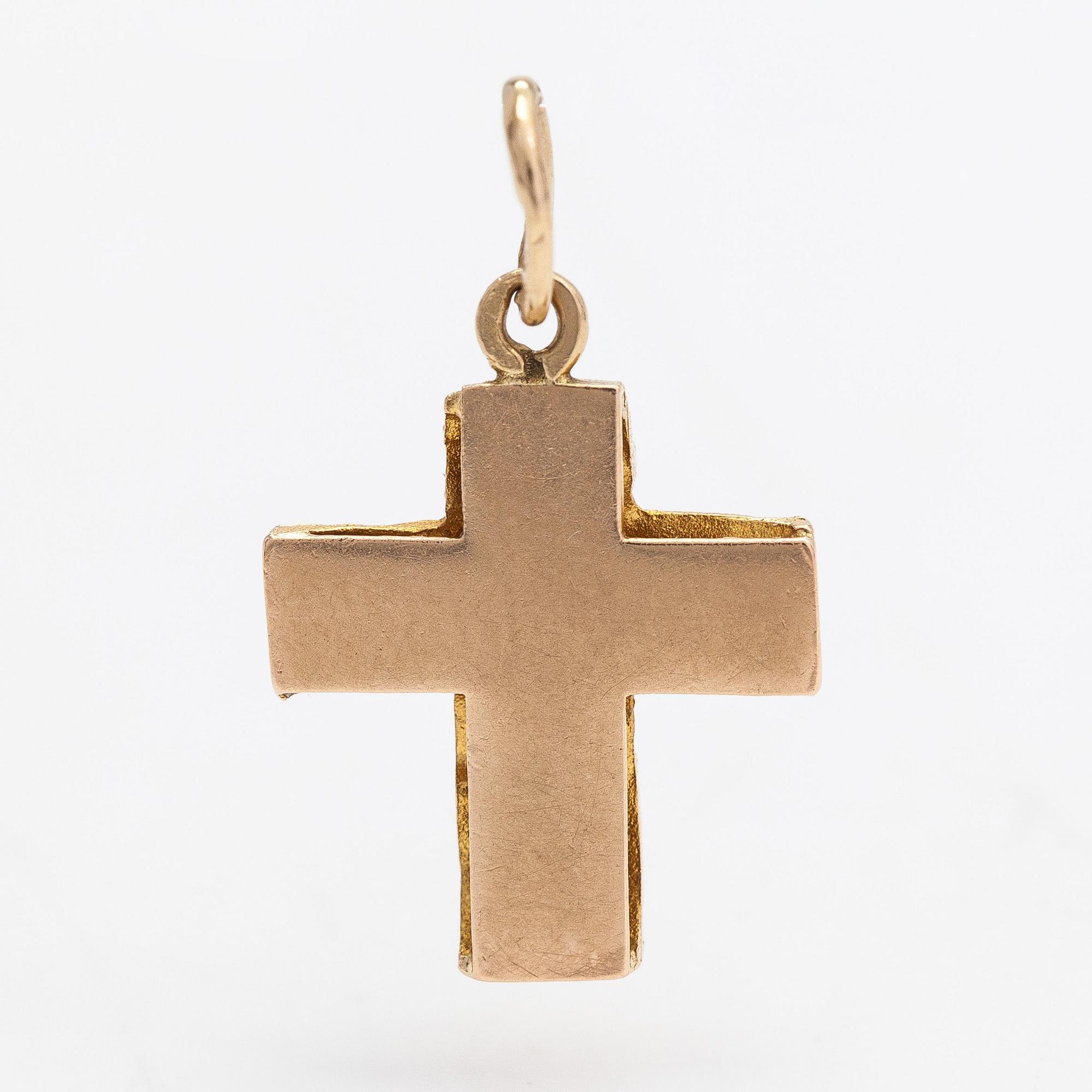 Björn Weckström, hänge "Lapinristi", 14K guld. Lapponia 1976.