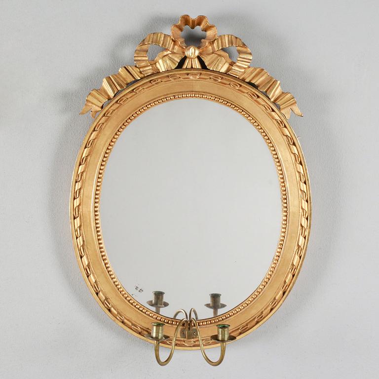 SPEGELLAMPETT, gustaviansk stil, 1800-talets andra hälft.