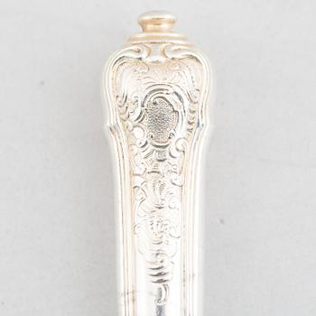 Ole Hagen, a Sterling Silver Cake Knife, "Rosenborg", A Michelsen, Copenhagen circa 1960.