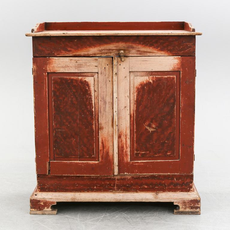 A painted pine sideboard, 19th Century.