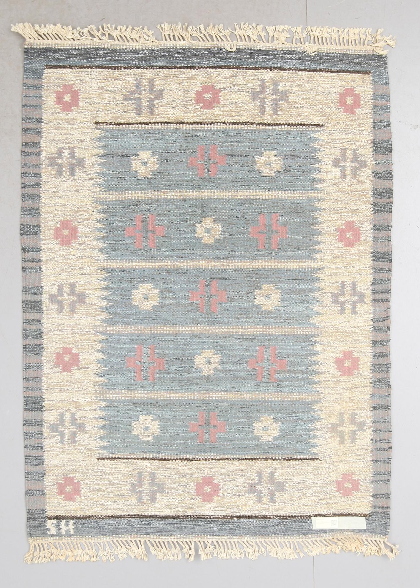 MATTA, Rölakan, Svensk Hemslöjd, 1900-talets mitt. Ca 197 x 145 cm.