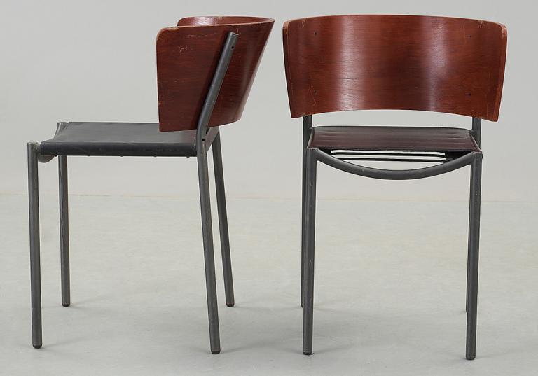 STOLAR, 8 st. ""Lilla Hunter", design Philippe Starck, formgiven 1988.