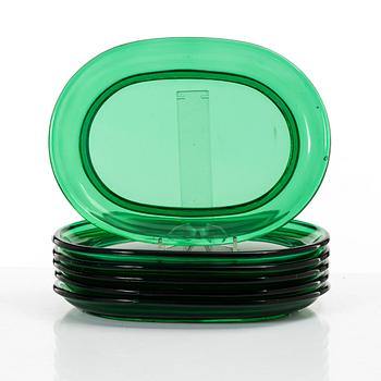 Josef Frank, lobster plates, 6 pcs, Reijmyre for Svenskt Tenn.