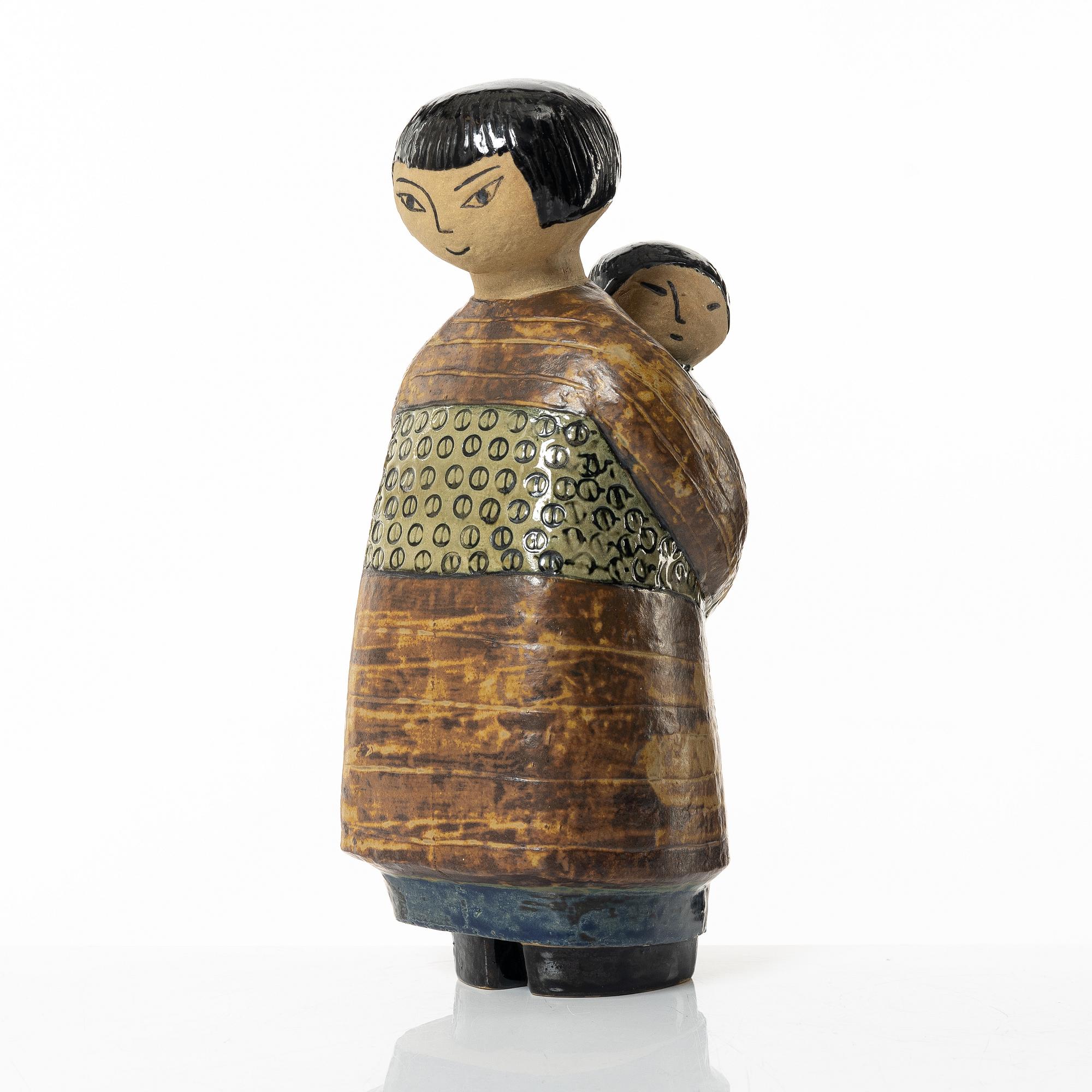 Lisa Larson, a 'Japanska' stoneware figurine, Gustavsberg.