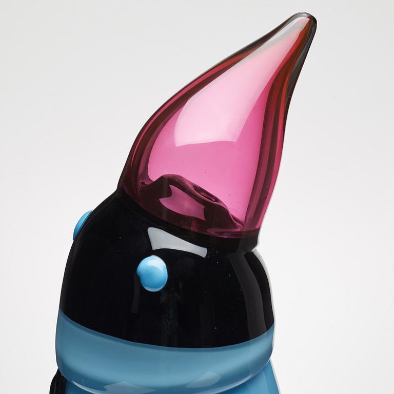 Erik Höglund, a glass and diabase sculpture, Strömbergshyttan Glassworks, Sweden 1990.