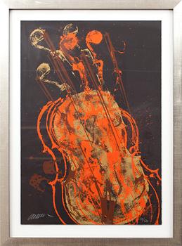 Fernandez Arman · FERNANDEZ ARMAN, färgserigrafi, signerad och numrerad 34/120.