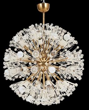 An Emil Stejnar 'Snowball / Sputnik Pusteblume' hanging lamp, Vienna 1960's-70's.