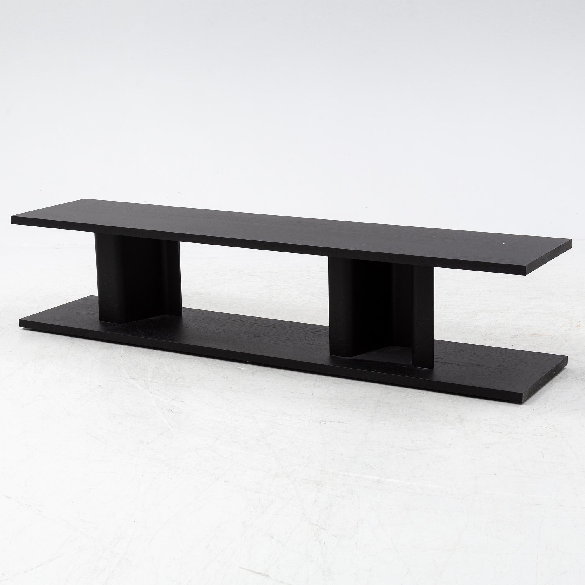 Chris Martin, BIT Side Table, L1740, veneered in Black Stained Oak, Massproductions.