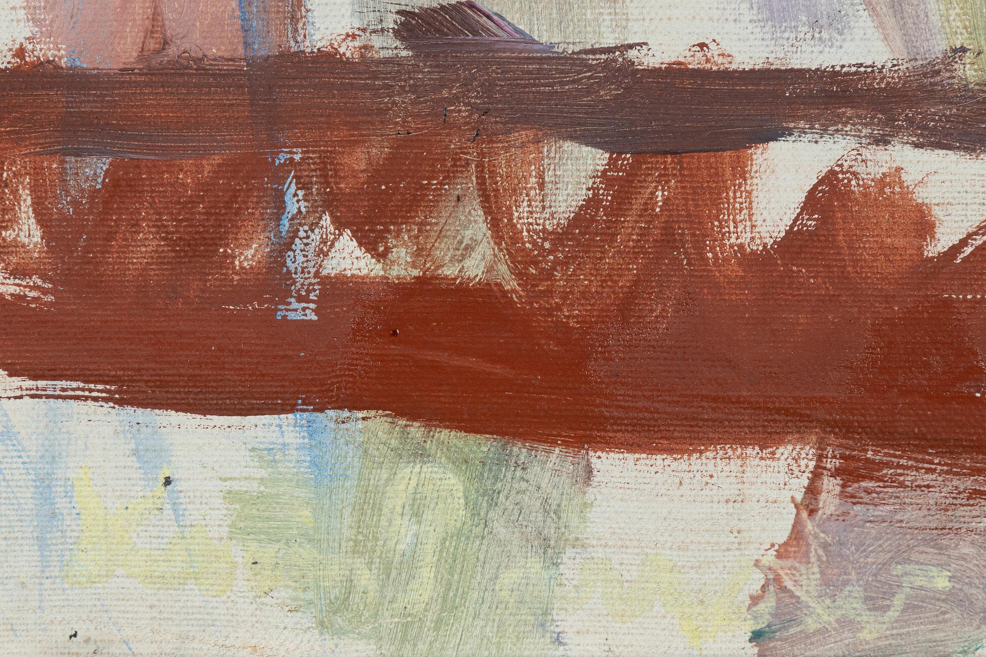 Karin Parrow, oil on canvas, signed.