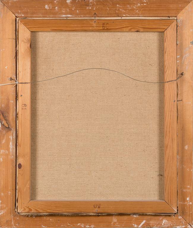 Veli Kalima, öljy kankaalle, signeerattu ja päivätty-46.