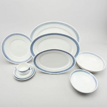 A 47 parts "Blue Vifte" Royal Copenhagen porcelain dinner service.
