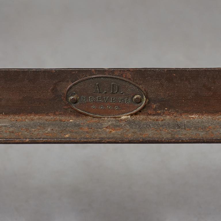 SÄNGGAVEL, 4 delar, art déco-stil, Frankrike, 1900-tal.