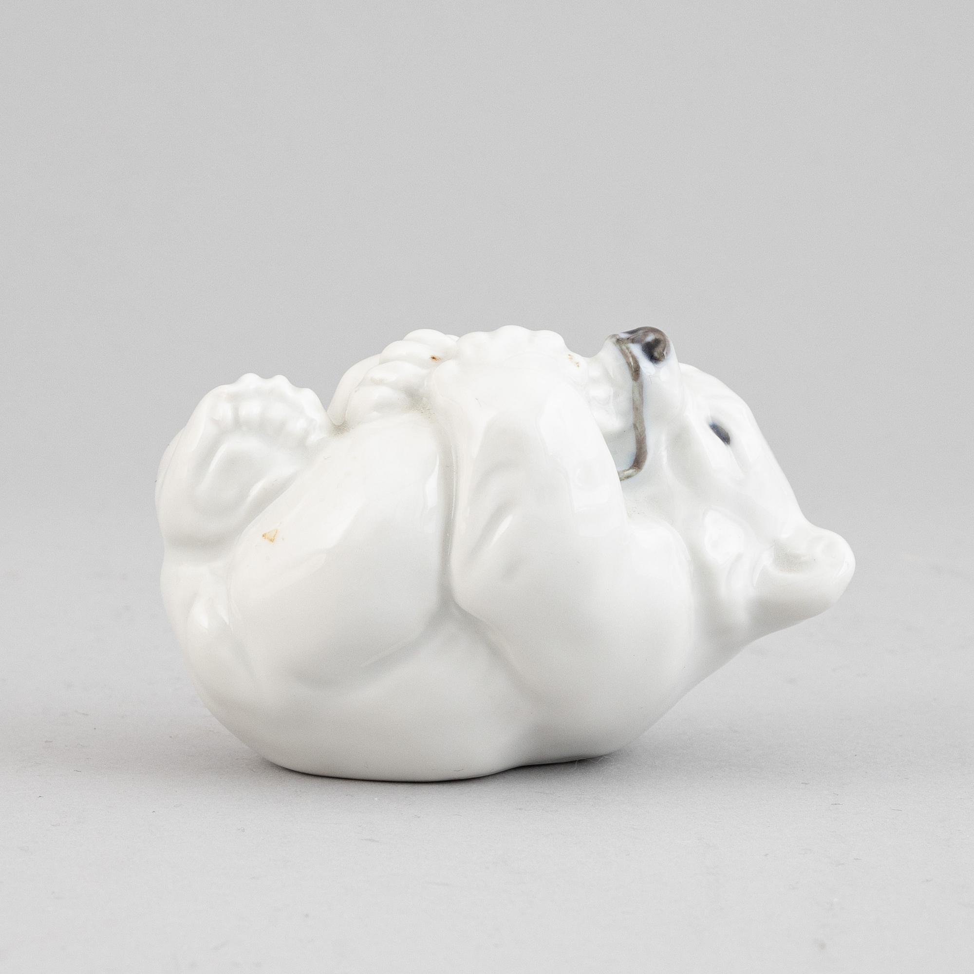 Two porcelain figurines from Royal Copenhagen.