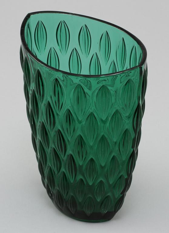 VAS, glas, "Ellipsvas", Arthur Percy, Gullaskruf, efter 1955.