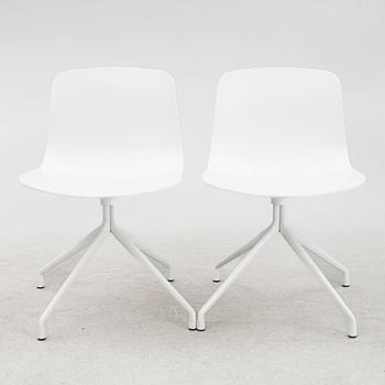 Hee Welling & Hay, a set of six model 'AAC 10' chairs, Denmark.