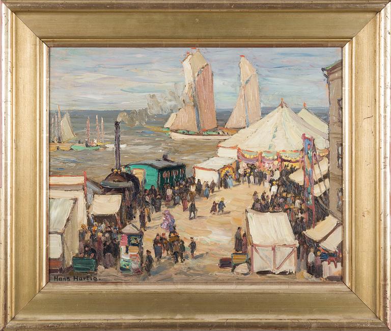 HANS HARTIG (1873-1936), oil on canvas, signed.