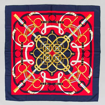 Hermès, an 'Eperon d'Or' scarf.
