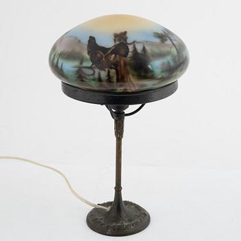 An Art Nouveau table light, early 20th Century.