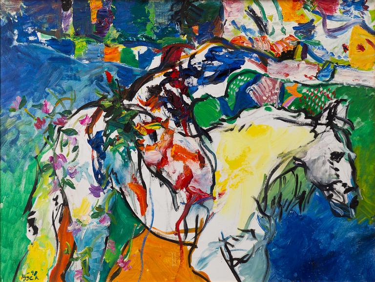 Igge Karlsson, Translation: "Horse in flowers".