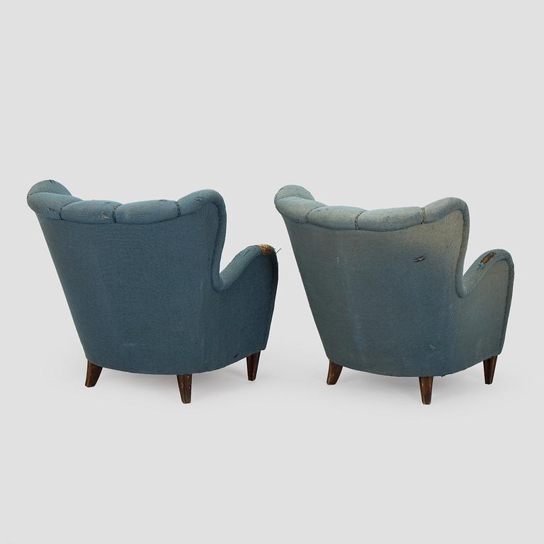 A pair of mid-20th century armchairs for Majander Ltd.