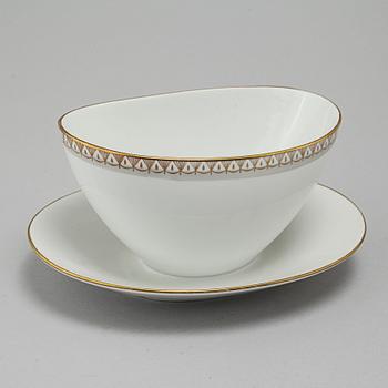 A set of porcelain tableware of 68 pcs, "Sparta" by Rörstrand, in production between 1958 and 1967.